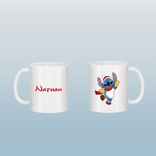 "Stitch Christmas" mug