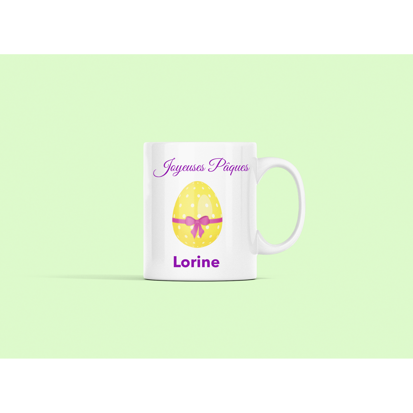 "Easter" mug with first name