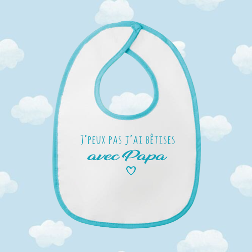 "I can't, I'm messing around with Dad" bib