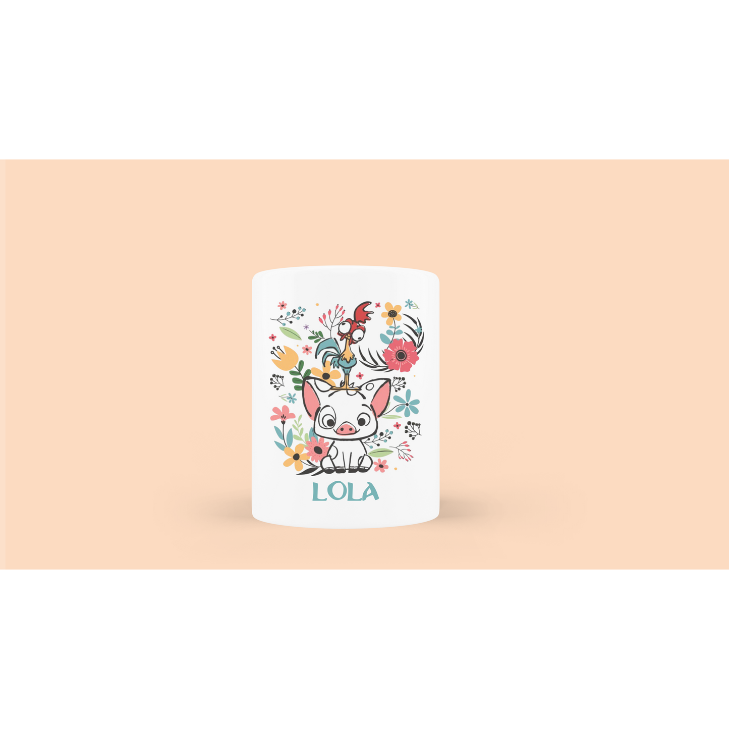Portalápices/jarrón personalizable "Vaiana"