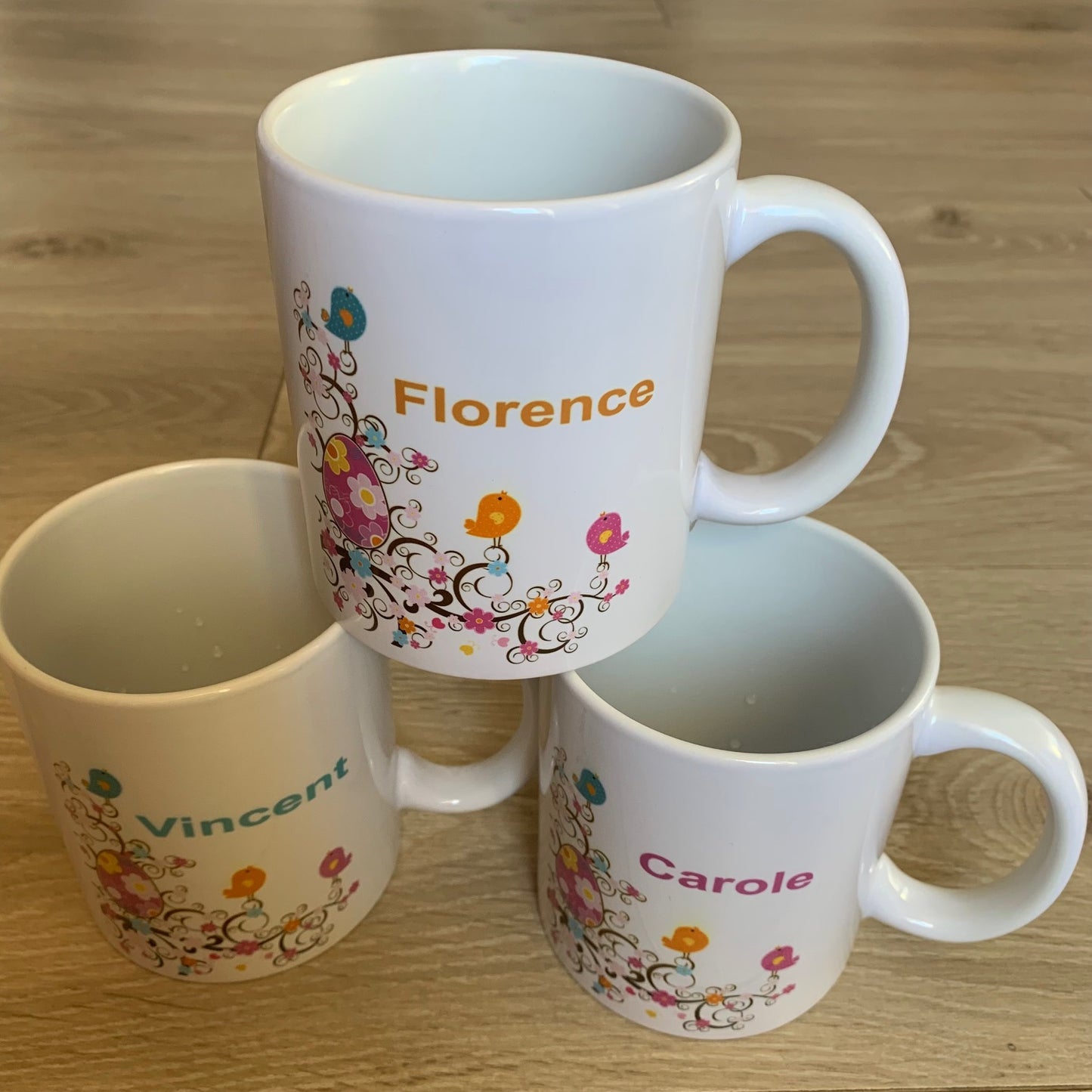 Mug "Pâques" avec prénom