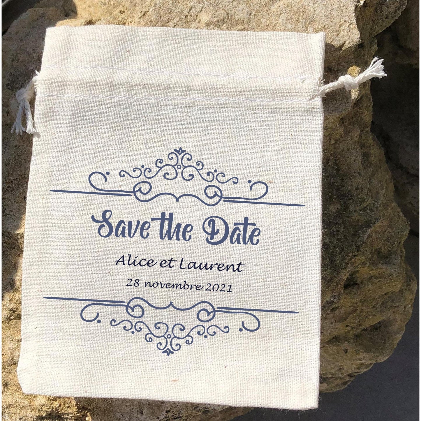"Save the date" bags