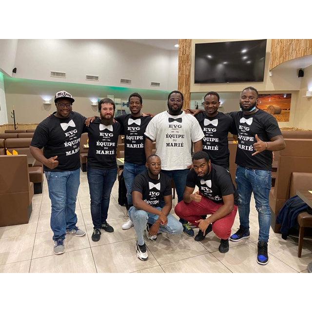 Tee-shirt "EVG Party - Equipe du Marié"