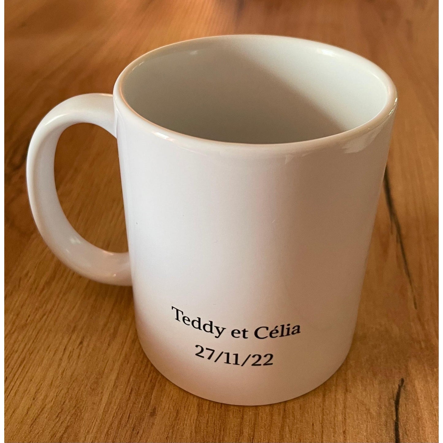 Taza "Vamos, amémonos, pero así, para toda la vida"
