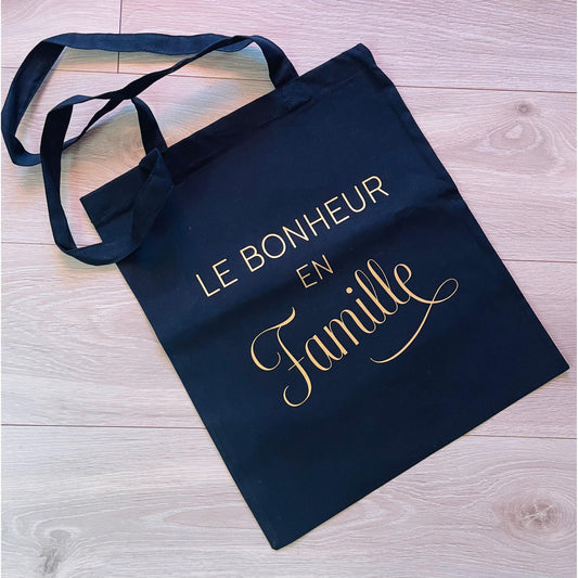 Bolsa de tela "Felicidad familiar"