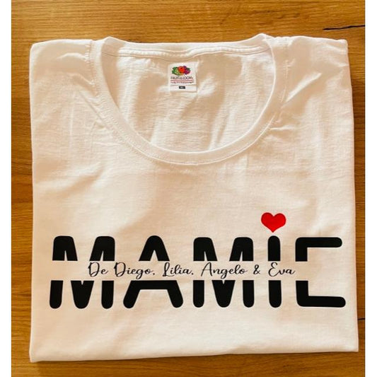 Grandma T-shirt with first name(s)