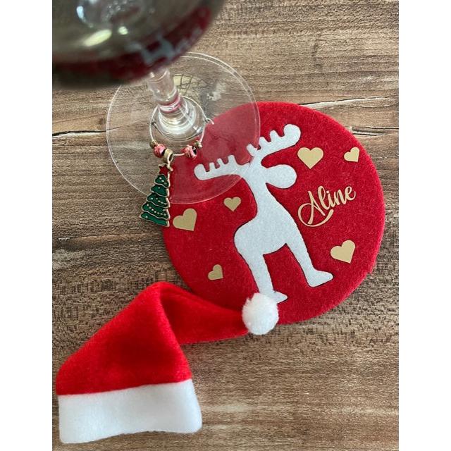 3 Personalized Christmas Coasters