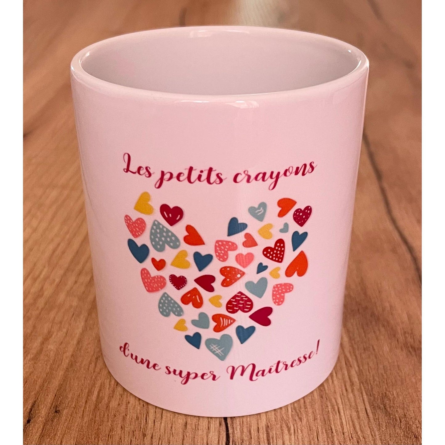 Jarrón/lapicero personalizable "Los lapicitos de..."
