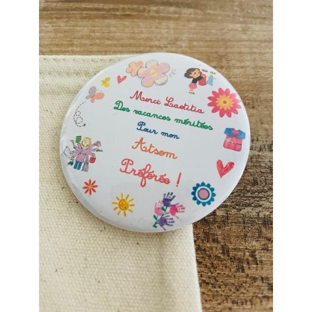 Bolsa con o sin insignia "En ORO y con lentejuelas" Maestra, Atsem, Niñera