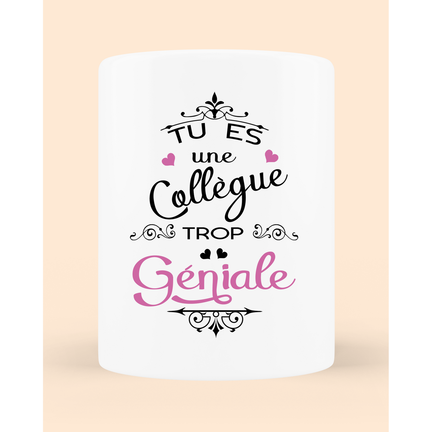 Portalápices/jarrón personalizable "Eres un gran compañero"