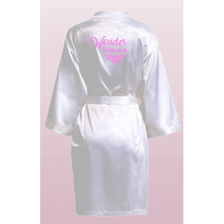 Albornoz de satén "Wonder Witness"