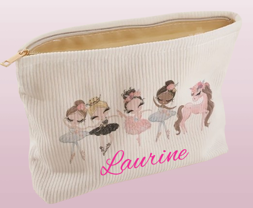 Trousse imprimé danseuses