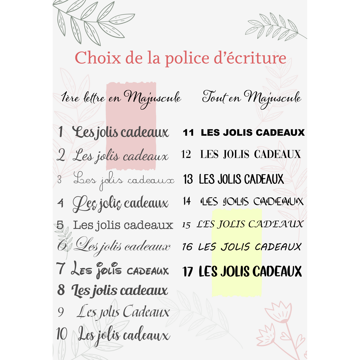 Bandanas personnalisables