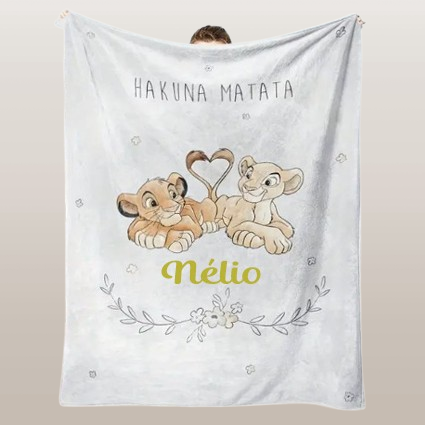 Couverture "Roi lion" personnalisable