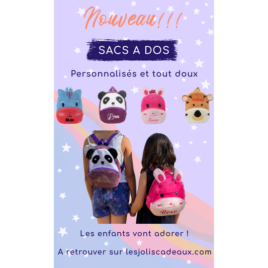 Mochilas infantiles personalizables