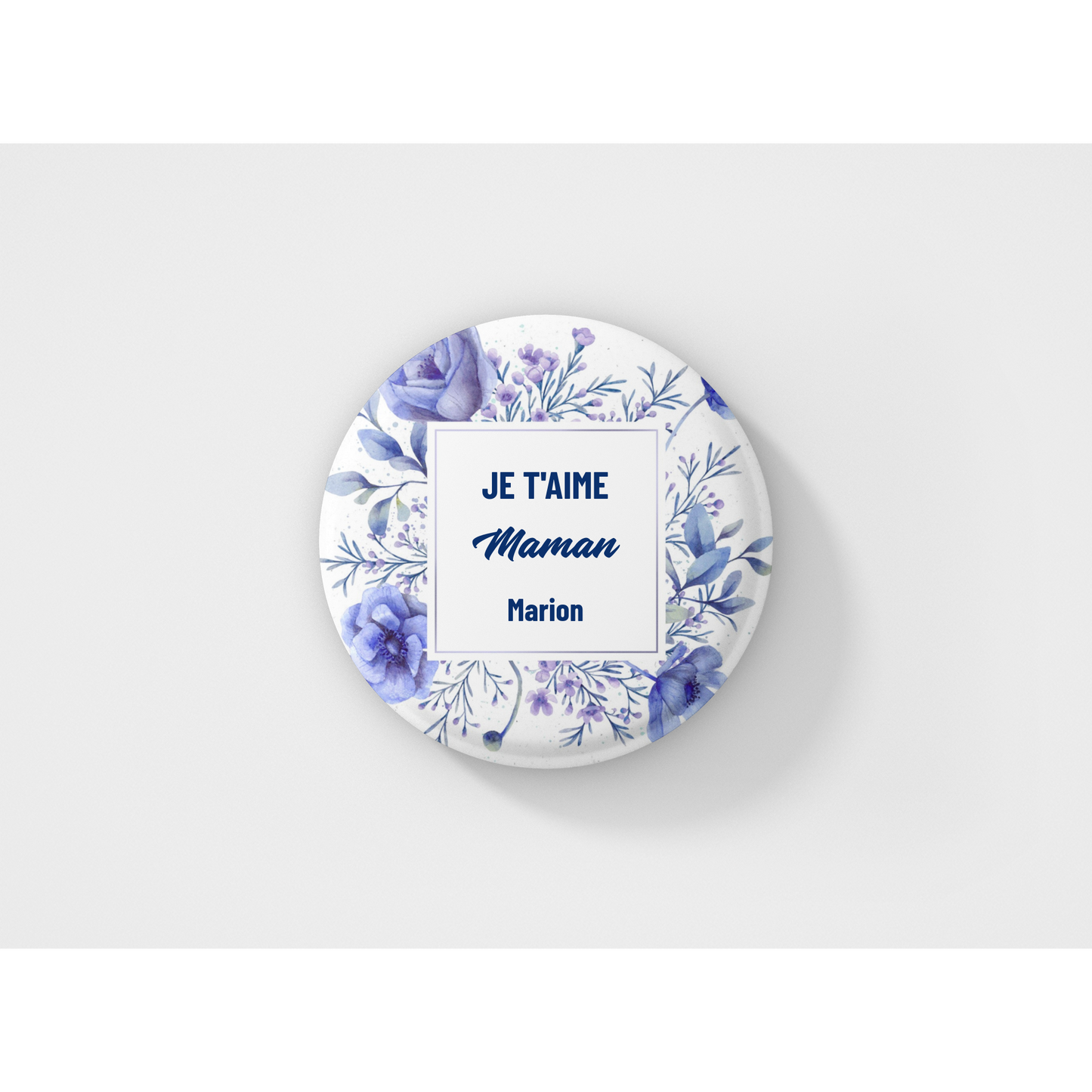 Badge "Je t'aime maman"