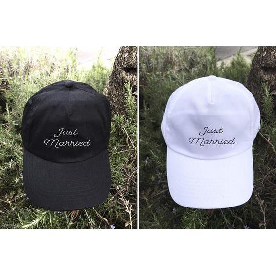 Casquette Coton "Just Married"