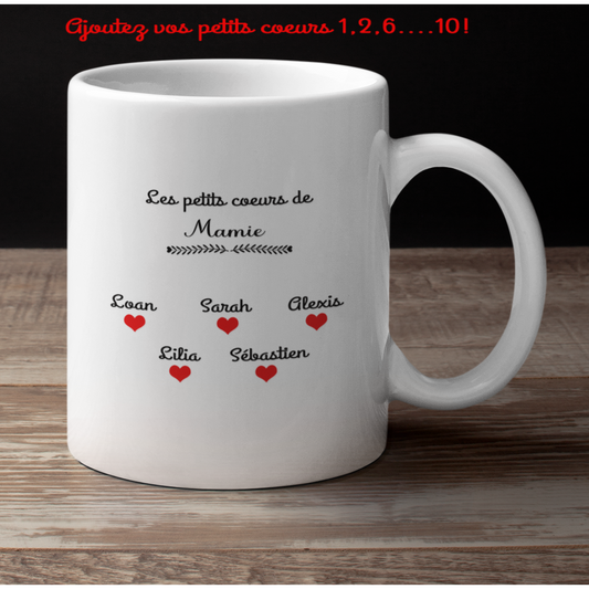 Mug "Grandma's little hearts"
