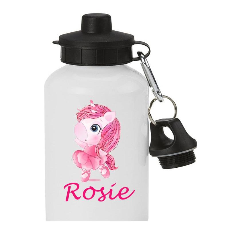 "Pink unicorn" water bottle