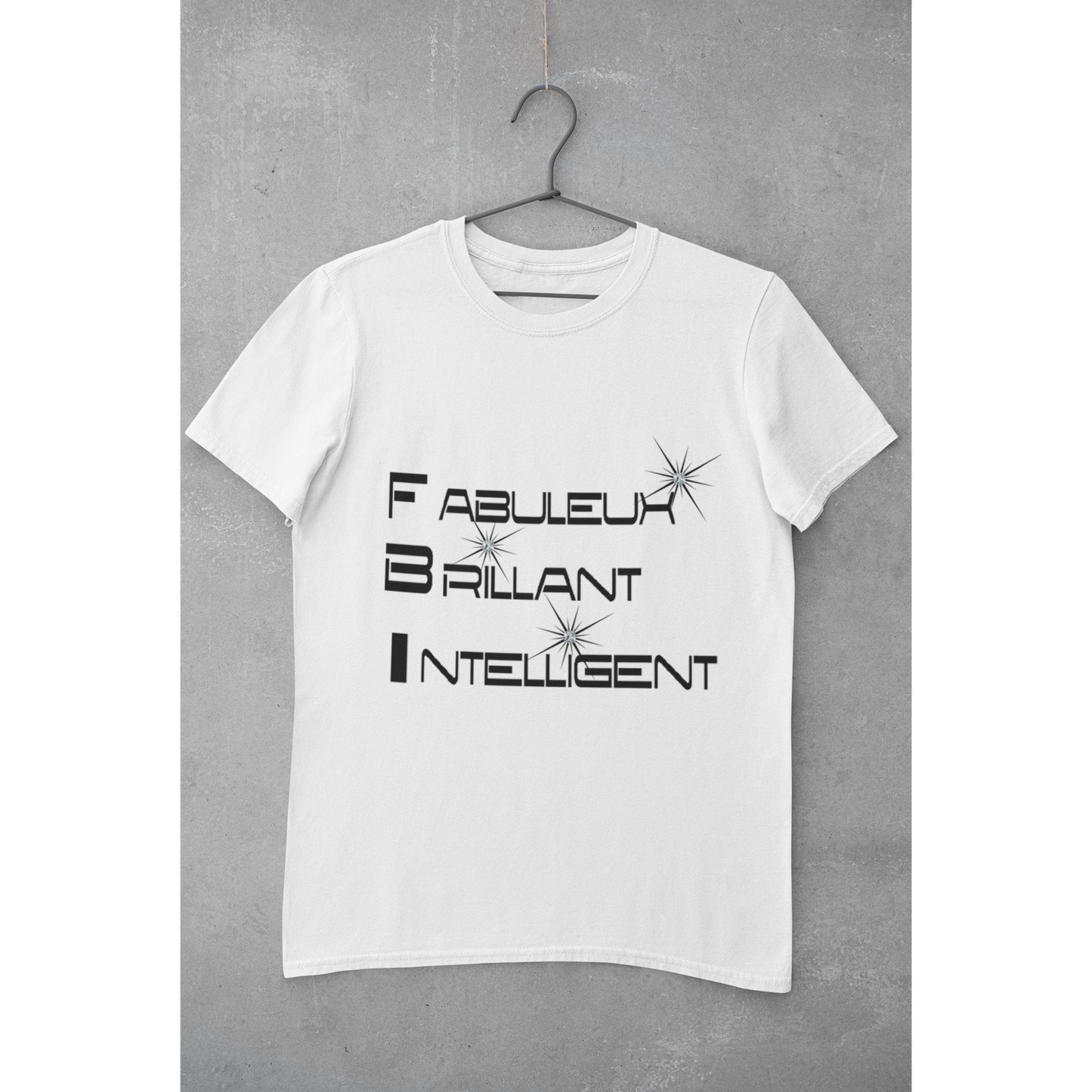 Tee-shirt homme strass "Fabuleux"