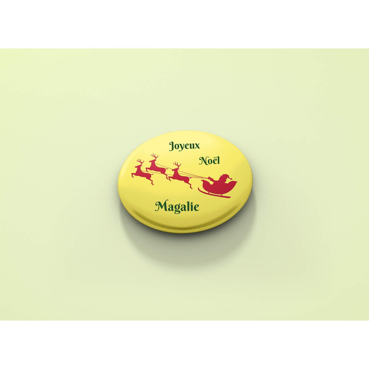 "Merry Christmas" badge