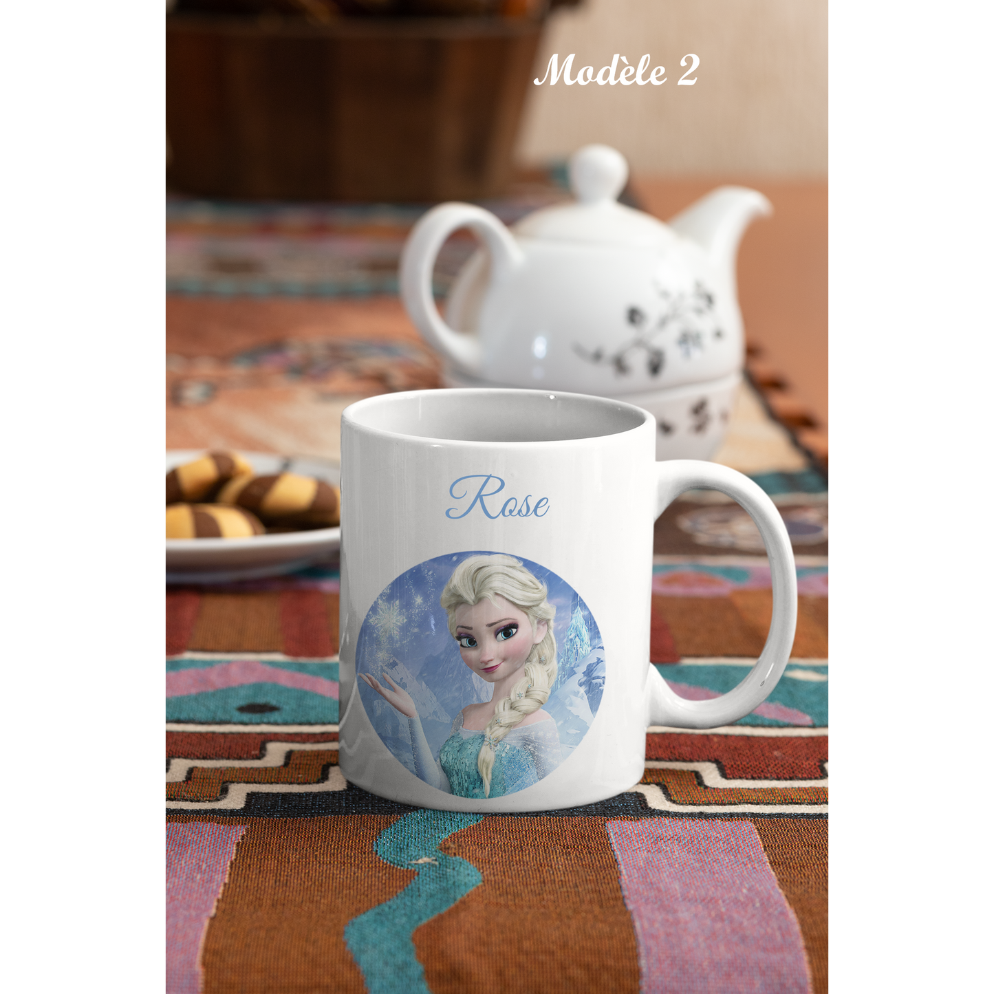 "Pretty Queen" first name mug