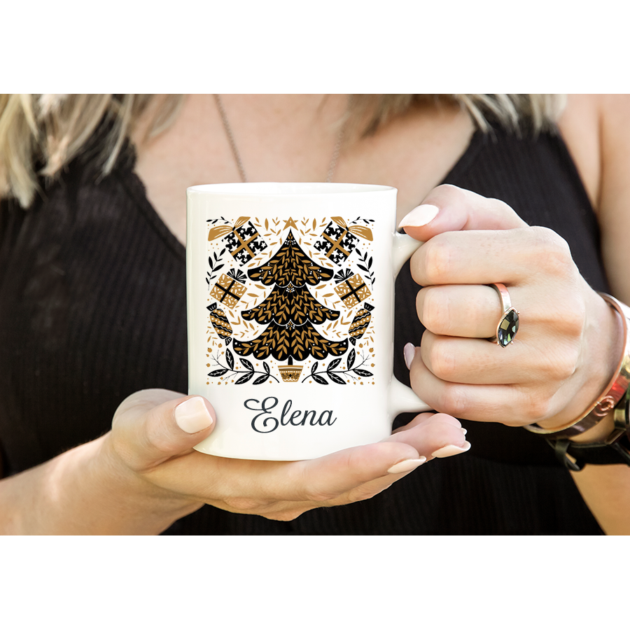 "Chic Christmas" mug