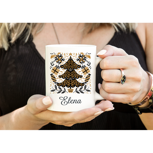 "Chic Christmas" mug