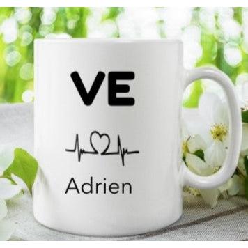 Tazas de pareja con la frase "LOVE"