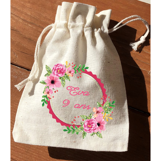 Bolsos con corona de flores