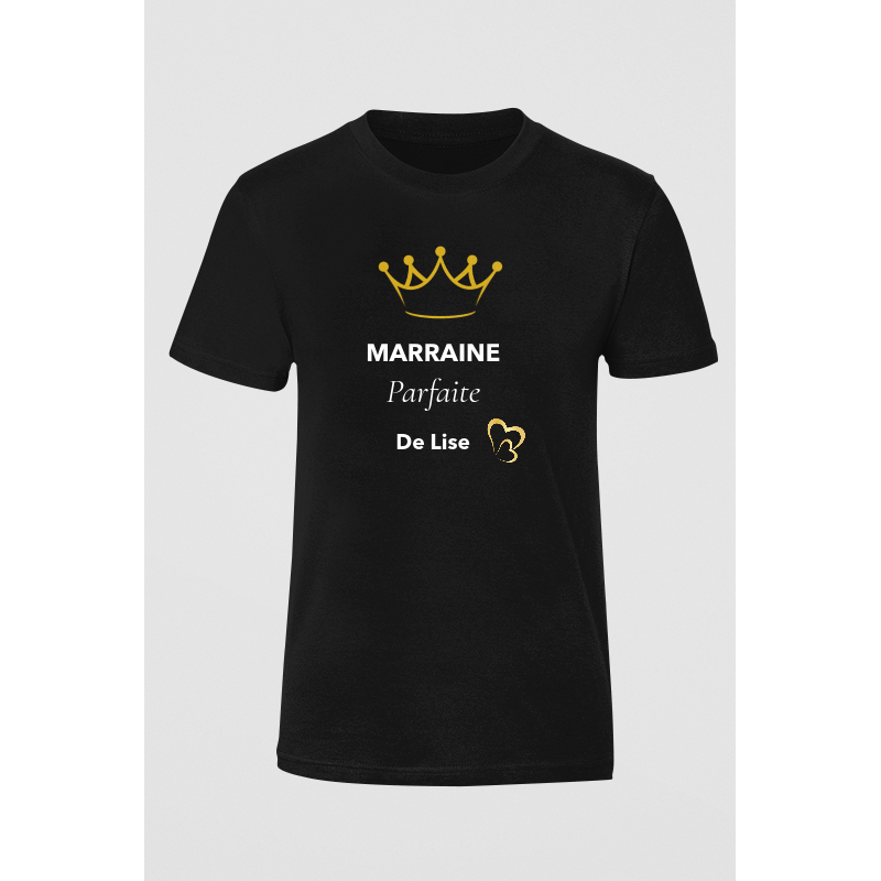 Tee-shirt femme "Marraine Parfaite"