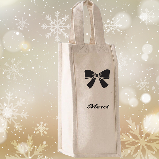 "Thank you" bottle bag