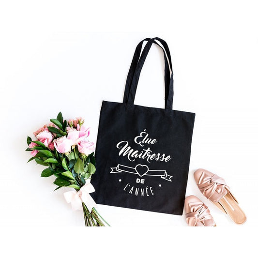 Tote Bag "Élue maîtresse (ou autre) de l'année"