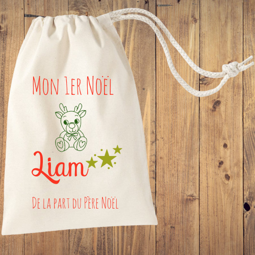 Santa's sack "My first Christmas"