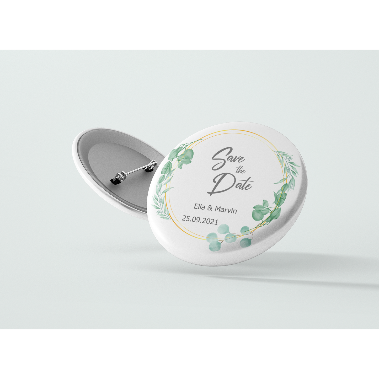 Insignia "Guarda la fecha con la corona"