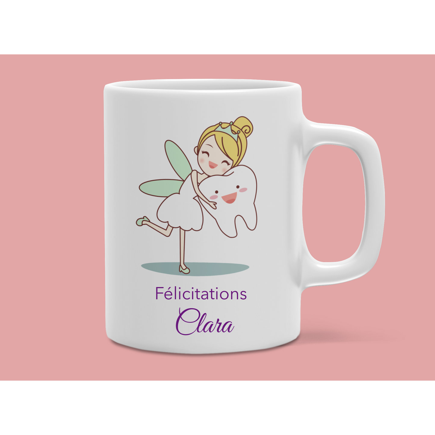 Taza con el nombre "Hada de los Dientes"