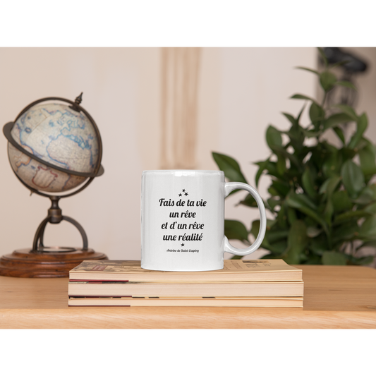 Mug "Quote from Antoine de St Exupéry"