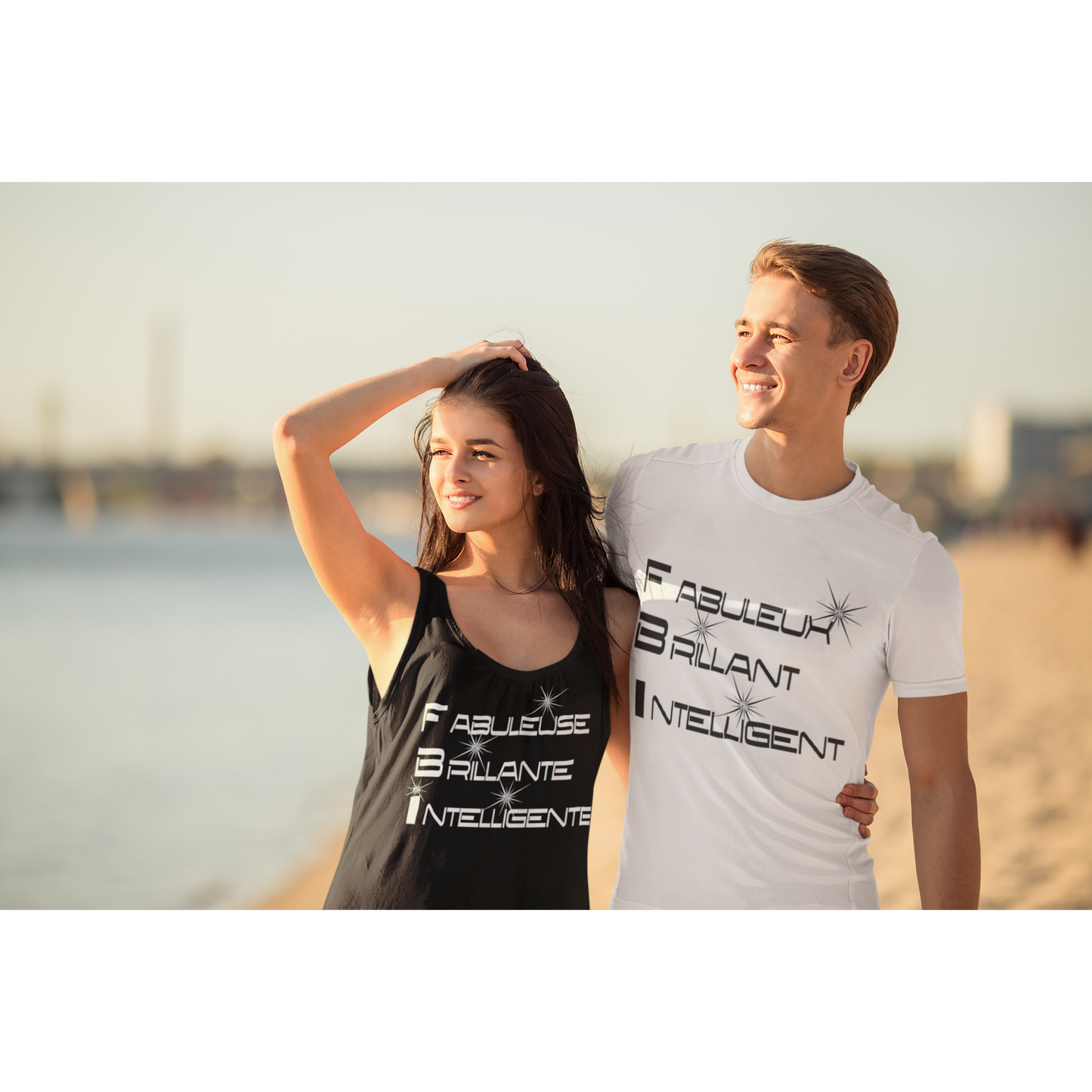 Tee-shirt homme strass "Fabuleux"