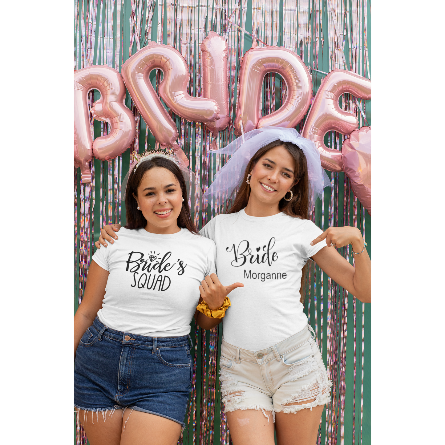 Tee-shirt "Bride & Prénom"