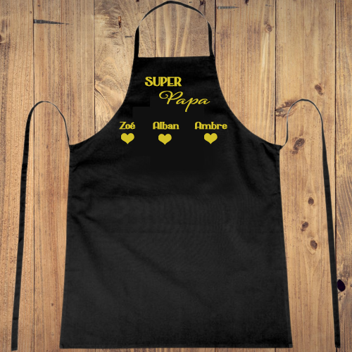 "Super Dad" kitchen apron