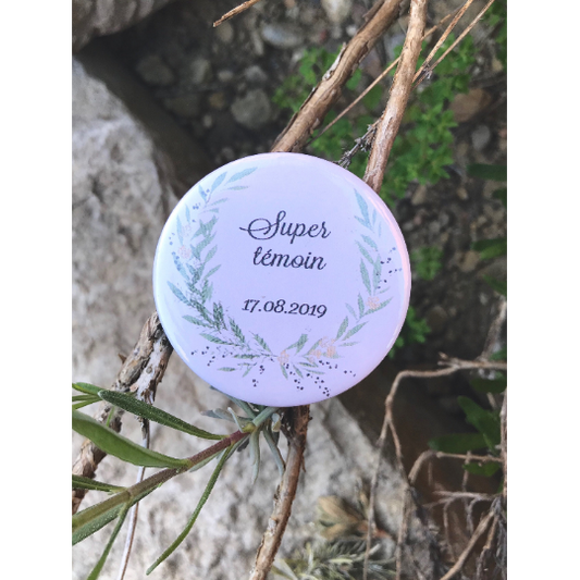 Insignia de boda "Super Testigo"