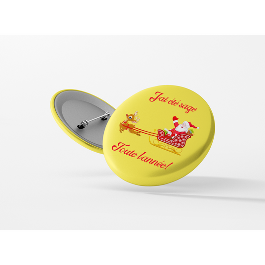 Badge "I've been good all year!"