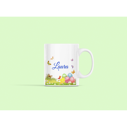 Mug "Pâques" avec prénom