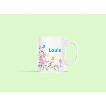 Mug "Pâques" avec prénom