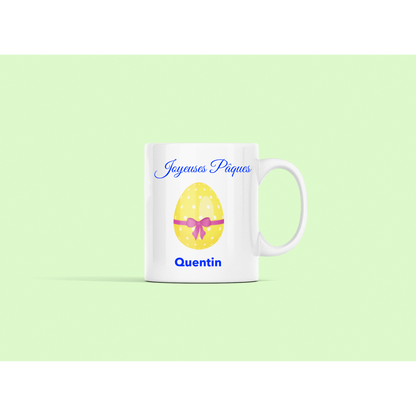 Mug "Pâques" avec prénom