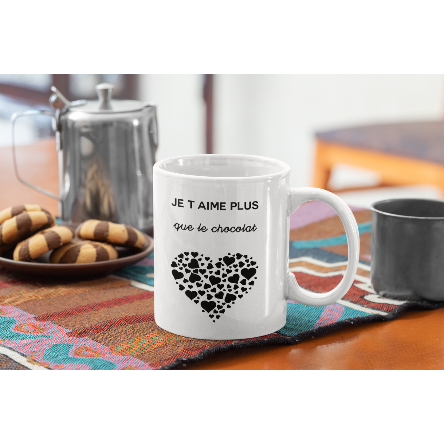 Mug "I love you more than chocolate"