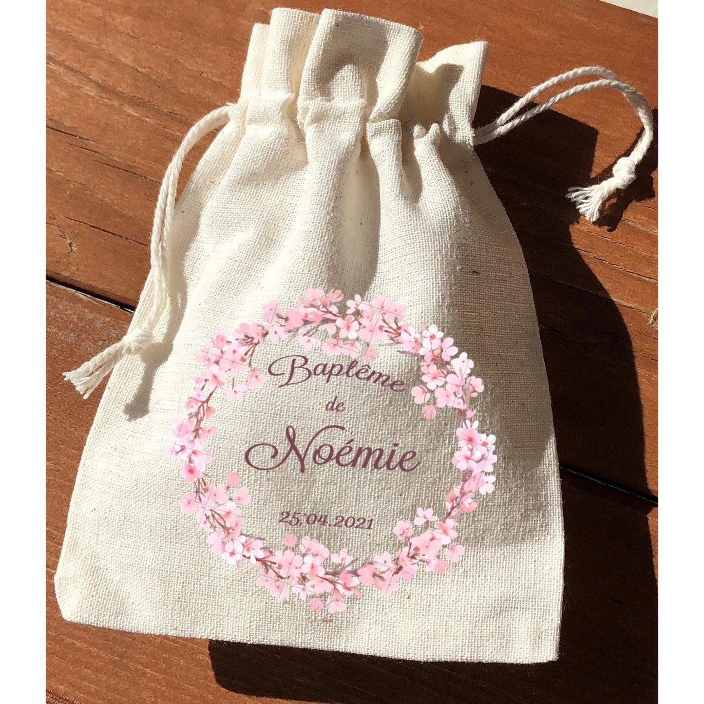 "Pink and white flower crown" bags