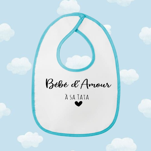 Bavoir "bébé d'amour"