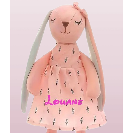 Personalized rabbit plush toy