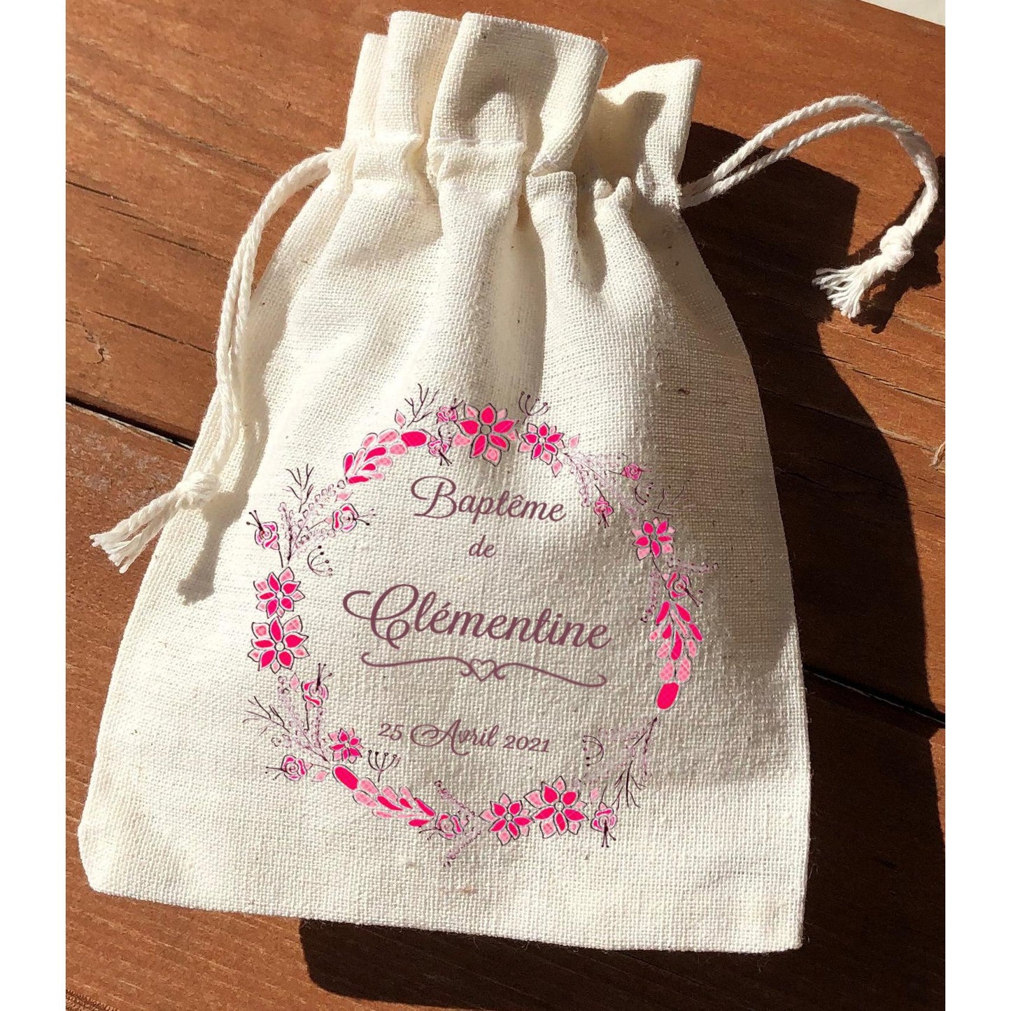 "Fuchsia flower crown" bags